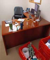 [#E6-13] Lh L-Desk 6’ X 7’