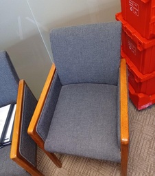 [#B8-69] Guest Gray Chair