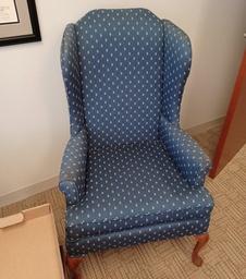 [#B12-79] Guest Blue Chair