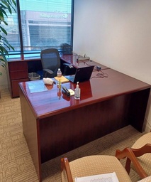 [#E7-153] Lh U-Desk 6’ X 9’