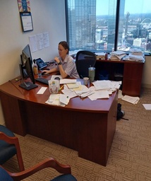 [#E7-172] Rh U-Desk 6’ X 9’ X 7’