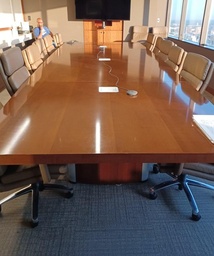 [#C6-185] Conference Table 18’ X 5’ X 7’