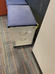 [#D16-21] BLUE CUSHION MOBILE PED