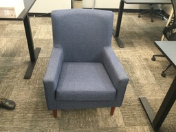 [#B12-16] Blue Occasional Chairs    28x32x36