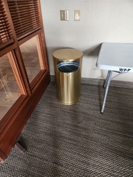 [#G4-114515] Gold Trash Can