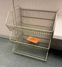 [#D27-30] Metal organizer, 23x18x32"