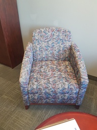 [#B12-18] Patterned lounge chair
