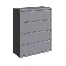 [#D10-LF0065] LATERAL FILE, 4-HIGH W/VENEER FRONTS, SIDES &amp; TOP  38W 20D 55H