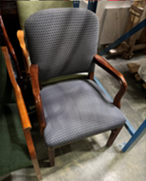 [#B8-MM035] Blue Chair