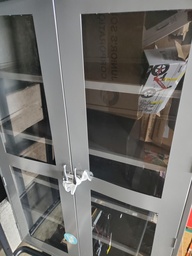 [#D19-1] Grey Tall Cabinet with 2 doors