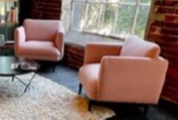 [#B12-3] Pink Lounge Chair