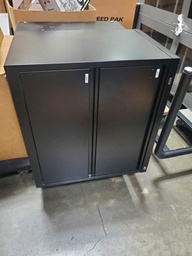 [#D6-4] Black 2 Drawer Filing Cabinet