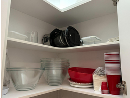 [#I1-21] Misc kitchen supplies - serving bowls, cuttign boards, serving utensials