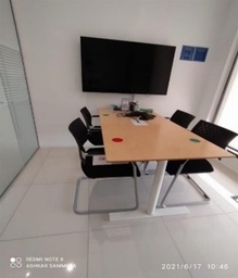 [#C8-40] Wood Meeting Table (160x80cm)