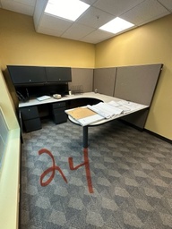[#A4-24] Cubicle L shaped