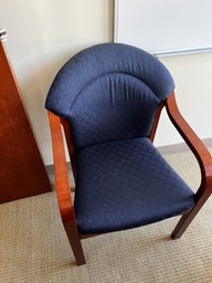 [#B8-39] Blue Guest Chair