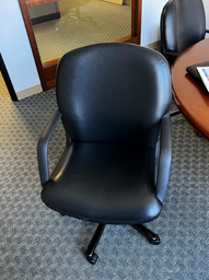 [#B8-36] Black Conference Chair