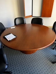 [#C9-62] Round Wood Table