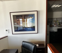 [#J2-17] Artwork in Brown Frame