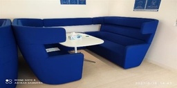 [#B3-95] Blue Booth Seating