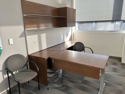 [#E6-7] L-Desk (Gunlocke)