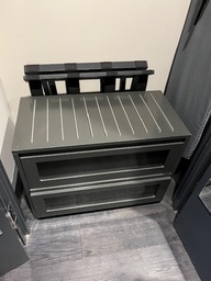 [#D30-18] Luggage rack with shoe drawers