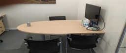 [#C9-155] D-Shaped Meeting Table