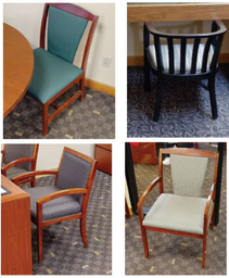 [#B8-8] Guest Seating 8 - selection will vary within these styles