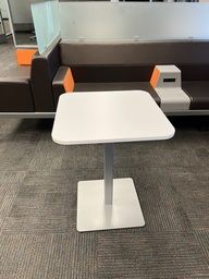 [#C5-Pic 43] Square White Table, 22x22x30"