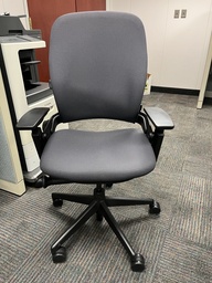 [#B13-Pic 77] Dark Grey And Black Task Chair, Steelecase 