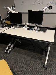 [#C20-Pic 80] White Training Tables, 48x24"