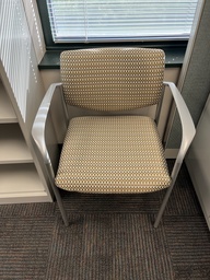 [#B4-Pic 82] Gold And Silver Stationary Chair 