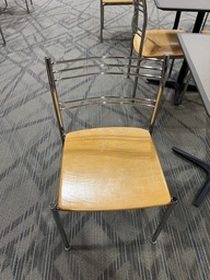 [#B4-Pic 1] Café chairs – wood and metal