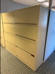 [#D10-6] Metal cabinet, 65x18x37"