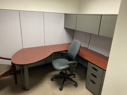 [#A2-18] L Shape Wood Surfaces (Stations)