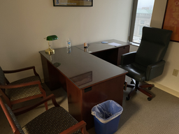 [#E6-23] L Shape Wood Desk