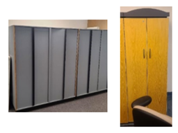 [#D28-6] Wardrobes (miscellaneous, ganged together)