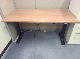 [#E10-4] Height Adjustable Table - 60"x28