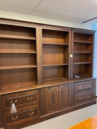 [#D5-5 (26)] Credenza with Hutch, 9'6"