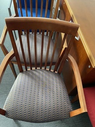 [#B8-5 (112)] Wood Slat Side Chair 