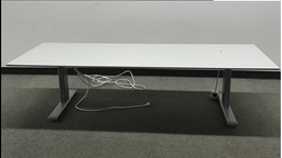[#E10-7] 82" Steelcase SW Crank- height adjustable desk