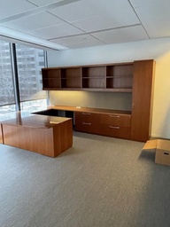 [#E8-18] Right Hand U-Shaped Desk with Storage (11'x9'x6')