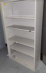 [#D4-5] Tall Metal Bookcase, 30 x 15 x 66"