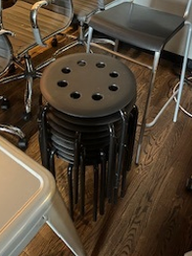 [#B1-19] Small Round Stool