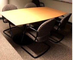 [#B8-28] Pattern Sled Chairs