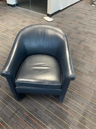 [#B12-6] Leather Lounge Chair