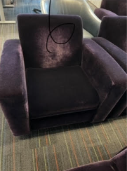 [#B12-10] Purple Chair