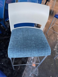 [#B1-45] Blue Fabric Stool
