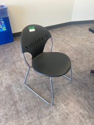 [#B4-43] Plastic/Metal Stacking Chair