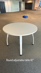 [#C5-26] Round Adjustable 42" Table